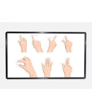 UHD 4K 49 inch 4G WIFI network interactive advertising touch monitor all-in-one