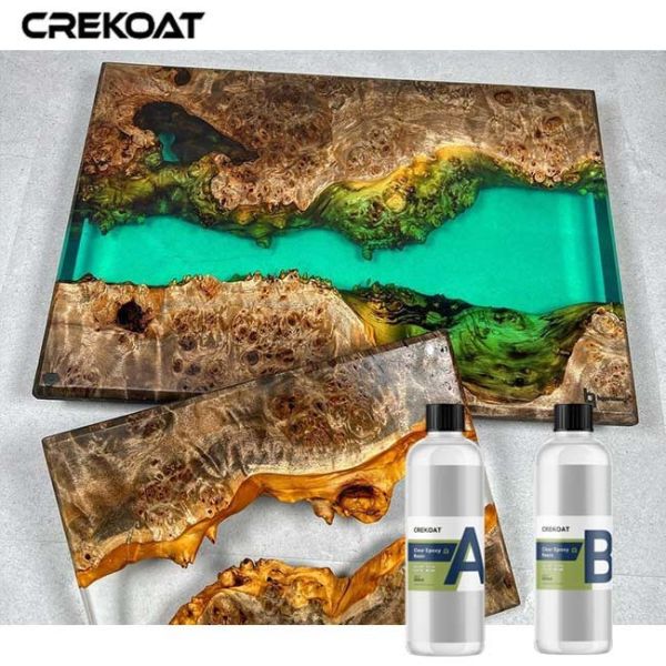 Quality Thick Liquid Casting Resin Transparent Durable Glossy Top Coating wholesale