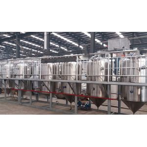 First-level Refining Stainless steel 4TPD small coconut oil refinery machine