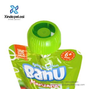 factory Plastic Spout With Cap Spout Cap For Stand Up Chicken Powder Pouch