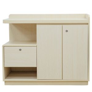 Storage Hospital Bedside Cabinet Customized Night Stand With Drawers