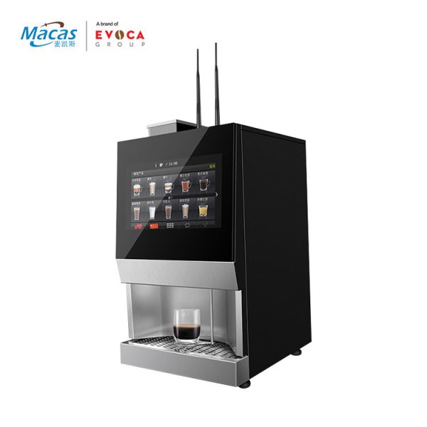 Quality Intelligent Automatic Espresso Coffee Vending Machine with Freshly Ground Beans wholesale