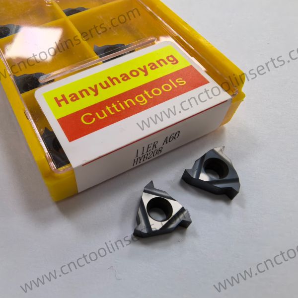 Standard CNC Threading Insert Model 11ER A60 with PVD Coating HYB208 Suitable