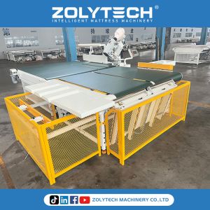Tape Edge Machine For Mattress Panels Automatic Adjustable Angle Sewing