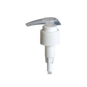Polystyrene Ribbed Lotion Dispenser Pump For Cream Shampoo Dispensering