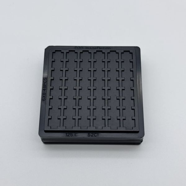 PC Small Cavity Tray for Safe Transport of Semiconductor Bare Dies Optional Lid