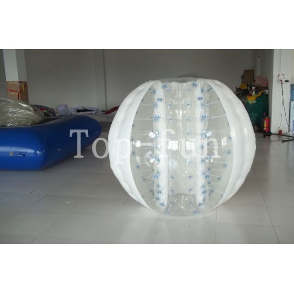 Multi-color 1.0mm PVC / TPU huge Inflatable Bumper Balls For Seaside / Playground