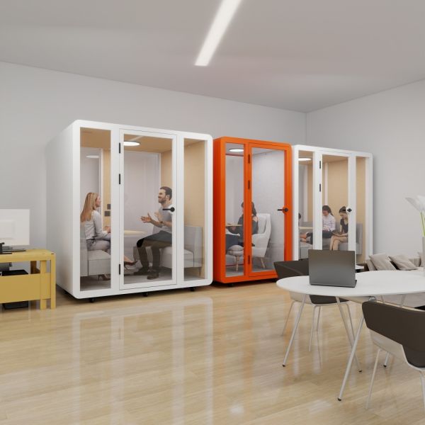 Quality Portable and Movable Soundproof Booth with W2300*D2200*H2300mm Dimensions and Long-lasting Construction wholesale