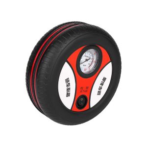 Round Tire Shape Portable Car Tire Inflator with 250PSI Air Pressure and On/Off
