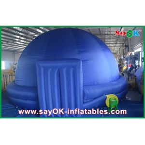 Dia 5m Blue Inflatable Planetarium Dome Tent Watching Movie Use
