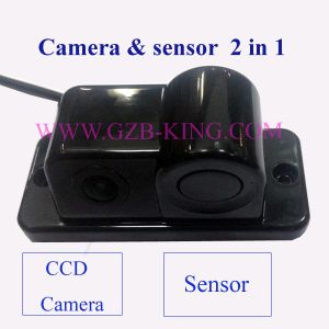 2014 new DIY camera built-in sensor combined rear view parking sensor system with buzzer