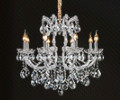 LED E14 Crystal Candle Chandelier 5 To 10m2 High Light Transmittance