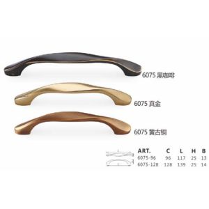 Furniture Hardware Wardrobe Cabinet Brass Handles Modern Style