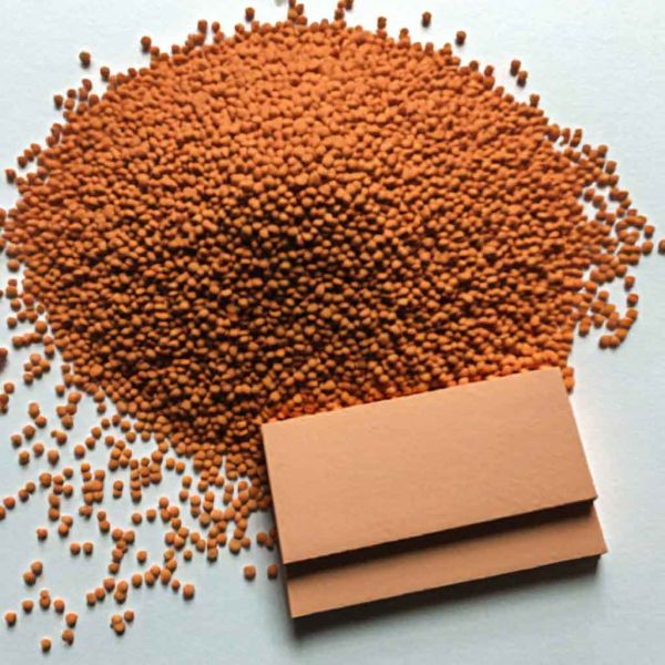 EVA Orange Color Flame Retardant Masterbatch Weather Resistance ODM