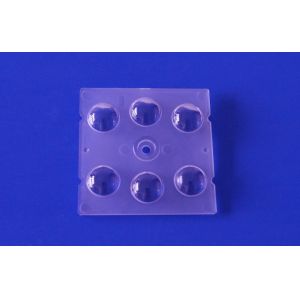 6 LED 5050SMD PC LED Lens Array 90 degree High bay light multi lens array