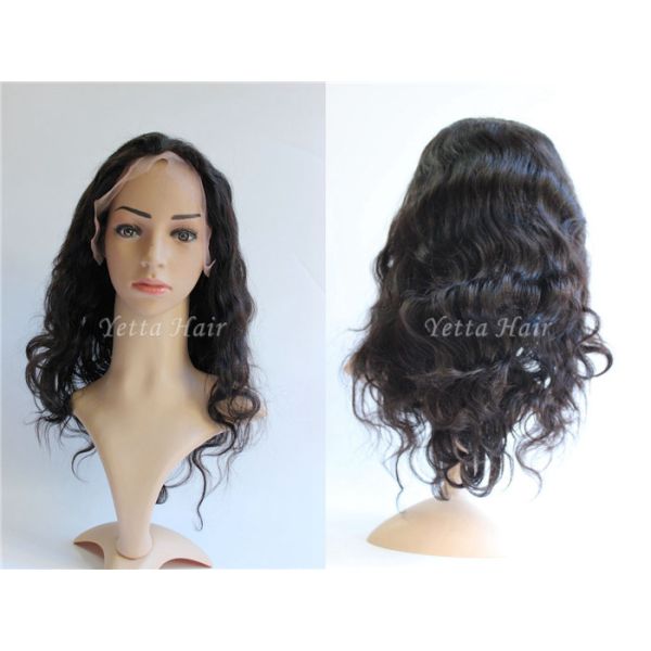 Soft And Silky Unprocessed Brazilian Remy Hair Lace Front Wigs No Shedding No
