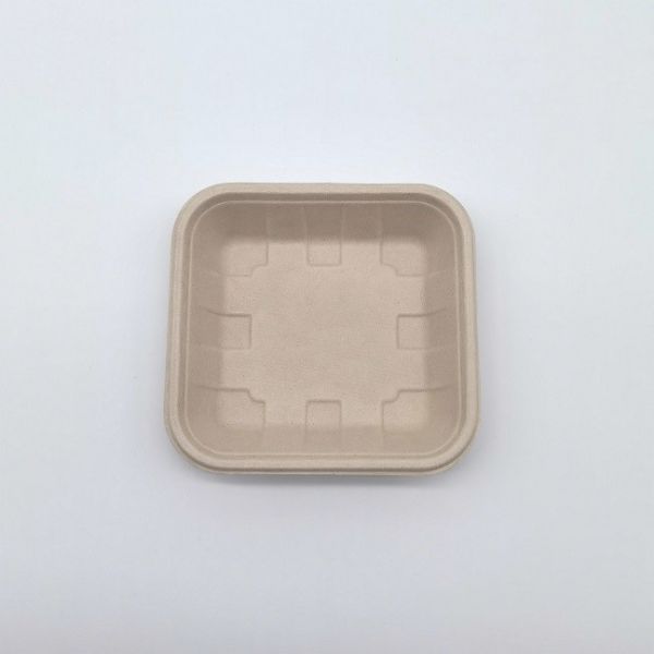 Quality Compostable Biodegradable Bagasse Tableware Disposable Rectangular Shape wholesale