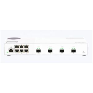 QSW-M2106-4S 4*10GbE SFP Fiber Ports 6*2.5GbE Ethernet Ports L2 Web-based NMS