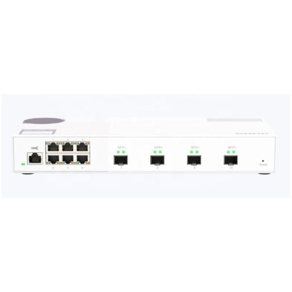 QSW-M2106-4S 4*10GbE SFP Fiber Ports 6*2.5GbE Ethernet Ports L2 Web-based NMS