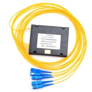 FTTB FTTH SC/UPC Optical Fiber PLC Splitter 1x8 ABS Box Type