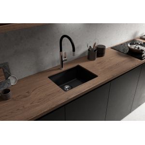 Industrial Style Modern Minimalist Kitchen Cabinets Design Customized Black