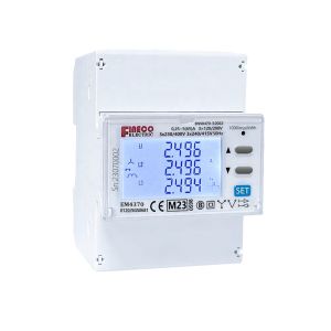 China Three Phase MID Approved EM4370 3*120/208V... 3*240/415V 5 65 A Energy Meter for Solar on sale
