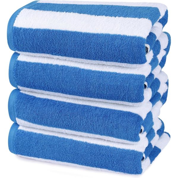 Quality Breathable Soft Personalized Pool Towels Striped Beach Towels wholesale