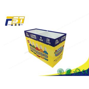 Eco - Friendly Paper Cardboard Recycling Bins Snacks Retail Point Of Purchase