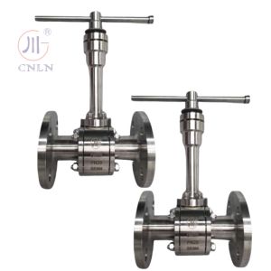 Manual Flanged SS304 Or SS316 Customize Pressure Cryogenic Ball Valve DN25 PN40