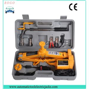 automatic emergency tools2 tons electric scissor lifting car single jack with