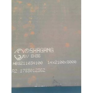 China ASTM AH36 CCS Ship Steel Plate , Mechanical Properties LR Shipbuilding Plate on sale