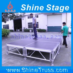 mordern assemble aluminium stage with steps
