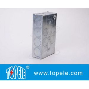 Galvanized Square Electrical Boxes And Covers For Lighting Fixture