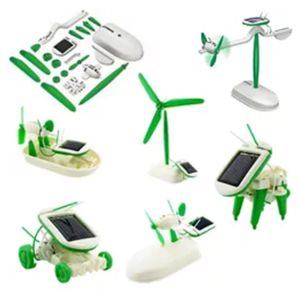 Educational 6 in 1 Diy Robot Kids Toys Science Kit Toys Educative Creative Kids