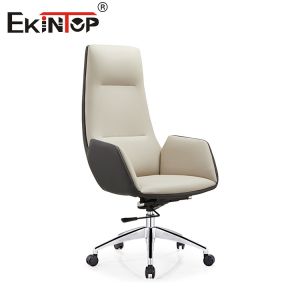 China Custom Real Leather Executive Boss Chairs Multifunctional Mechanism on sale