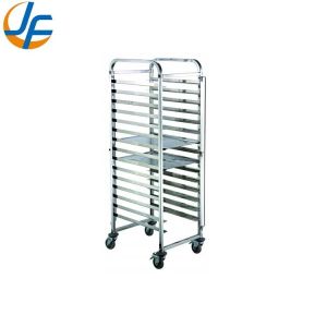 Roll in Stainless Steel Baking Tray Trolley Bun Pan Rack - 20 Pan