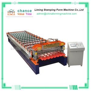 China Trapezoidal Sheet Metal Roof Bending Roll Forming Machine on sale