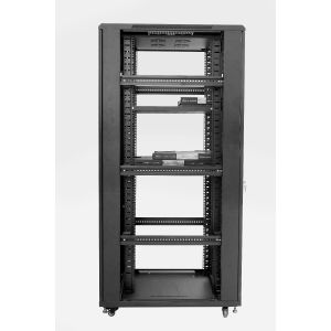 Adjustable Feet Network Rack Cabinet Heavy Duty Castors Moving Conveniently