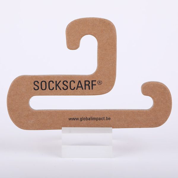43cm Size Fabric Sample Hanger Cardboard Textile Display Hanger Customized