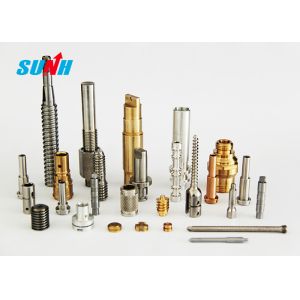 Aluminum Alloy / SS Machining Small Metal Parts With Chrome Plating Surface