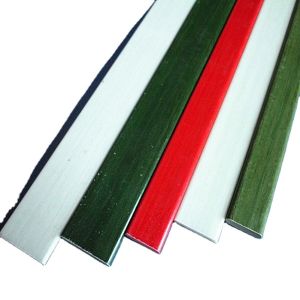 Lightweight Pultruded Fiberglass Flat Strip FRP Flat Bar Smooth Surface Finish