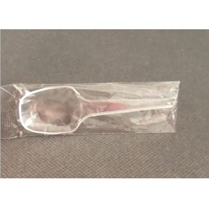 Single Use Plastic Yogurt Spoon Pudding Jelly Use Independent Packaging