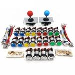 Arcade Game DIY Parts Kit Zero Delay USB Encoder to PC + 8Way Sanwa Joystick +