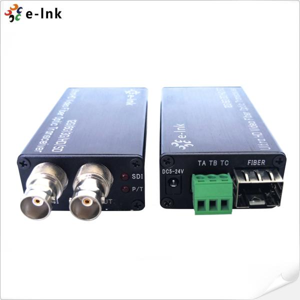 Quality Backward RS485 Data SDI To Optical Fiber Converter With Tally Signal / Backward RS485 wholesale