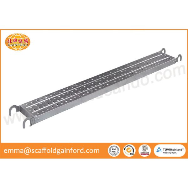 Q235 pre galvanized steel catwalk scaffold steel plank hooks for 1219*1700MM