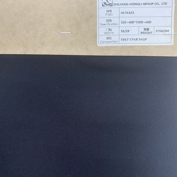 TTR Twill Structure78%Polyester 17%Rayon 5%Spandex Polyester Rayon Spandex Fabric 215GSM for Casual Suit