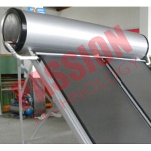 Portable Solar Water Heater 300 Liter , Flat Panel Solar Water Heater System