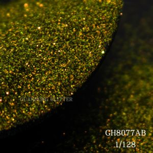 Halloween Solvent Resistant Aurora Chunky Polyester Glitter Powder For Paint