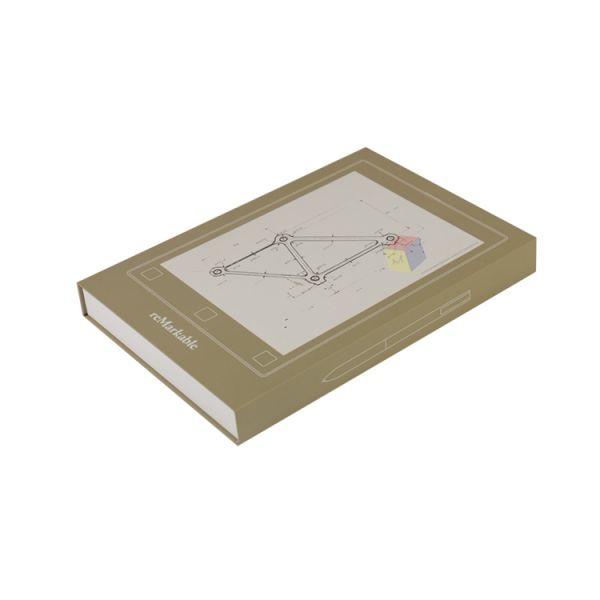 Industrial Book Shape Magnetic Closure Rigid Cardboard Packaging with Custom Logo Print