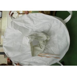 Circular / Tubular FIBC Jumbo Bags For Building Sand Packing 500kg To 2 Tons